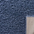thumbnail image 4 of SAFAVIEH Primo Mason Solid Plush Shag Area Rug, Blue, 5'3" x 7'6", 4 of 8