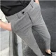 thumbnail image 3 of Pantalones de oficina para hombre, negros, tallas grandes, trajes para hombre, pantalones, ropa de trabajo, oferta, ropa informal fina, novedad en ropa de lujo de primera calidad, 3 of 5