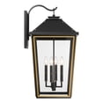 thumbnail image 2 of HAW-604-MK-TG Crystorama Lighting Hawkins - 4 Light Outdoor Wall Mount-29.75 Inch Tall and 15 Inch Wide, 2 of 7