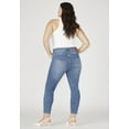 thumbnail image 3 of ELOQUII Women's Plus Size The Morgan Super Stretch Skinny Leg Jean, 3 of 6