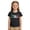Black, variant on Kids Casual Short Sleeve T Shirt With Italy Graphic Print Round Neck Tee For Boys Girls Junior Girls Tops