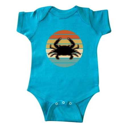 

Inktastic Crab Lover Retro Sunset Gift Baby Boy or Baby Girl Bodysuit