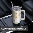 thumbnail image 5 of 80th Birthday Tumbler with Handle & Straw, 40 Oz Stainless Steel 80th Birthday Cups, 80th Birthday Gifts for Women, 80 Year Old Birthday Gifts for Women, Best Gifts for 80th Birthday for Women, 5 of 6
