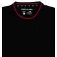 thumbnail image 6 of XRAY JEANS Men's Athletic Slim Fit Ribbed Crewneck T-Shirt, Soft Stretch Performance Cotton Solid Color Tee for Men, Black/Fiery Red, Size Large, 6 of 6