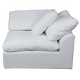 thumbnail image 4 of Sunset Trading Contemporary Puff Collection 4PC Slipcovered Modular Sectional Sofa with Ottoman, 4 of 8