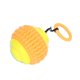 thumbnail image 5 of Pelota de lanzamiento para entrenamiento de mascotas, pelota interactiva para lanzar al aire libre con cordón retráctil para molar y masticar, color naranja, 5 of 5