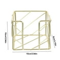 thumbnail image 3 of Gold Metal Desk Organizer Memo Notes and Sticky Notes Holder for Home and Organizing Accessories, 3 of 6