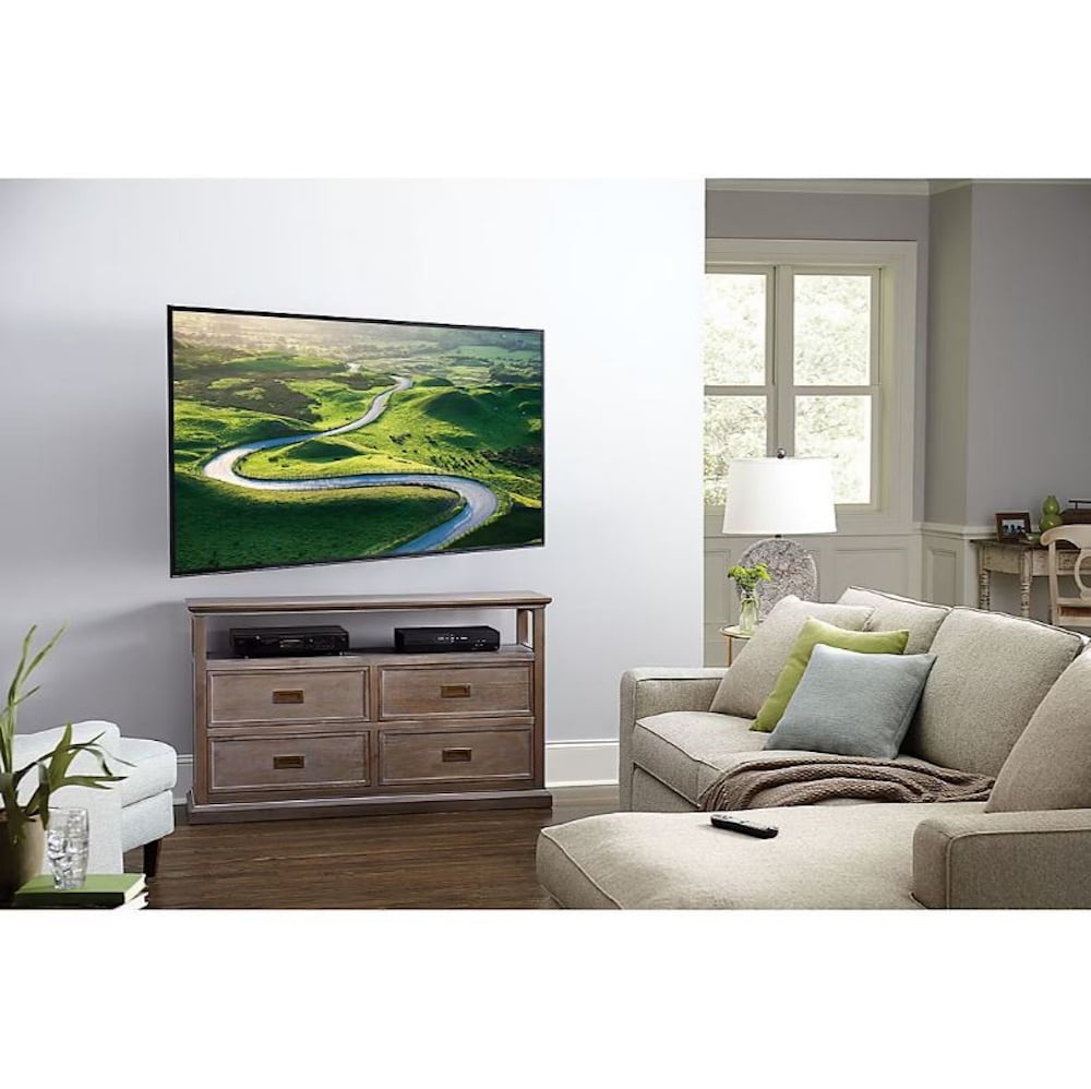 Restored SANUS Decora Full-Motion Wall Mount for TVs 40"- 86", Up to 100 lbs, Tiltable, DLF118-B1 Black (Refurbished)