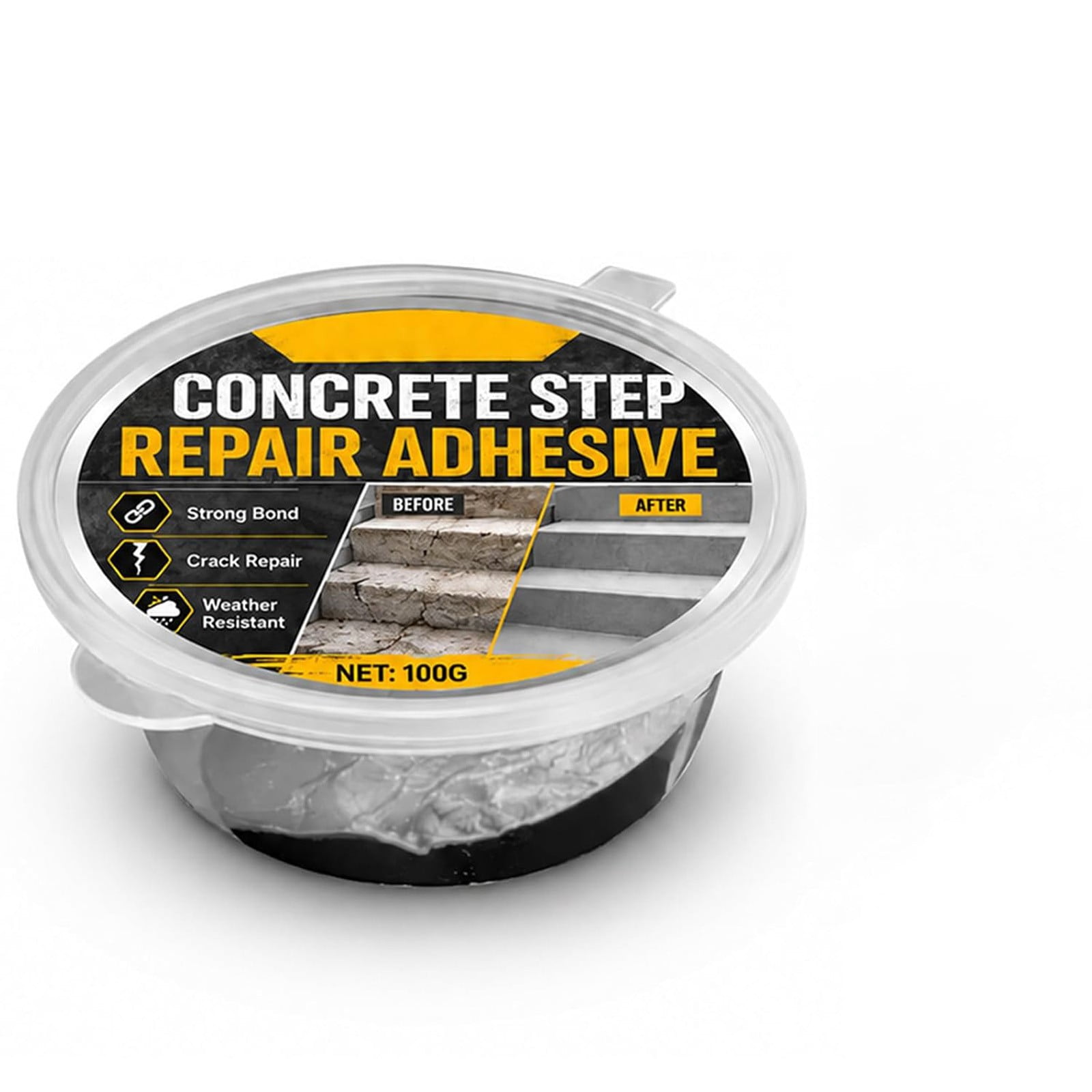 Concrete Step Repair Adhesive Crack Filler Cement Floor Patch for Indoor Outdoor 100g