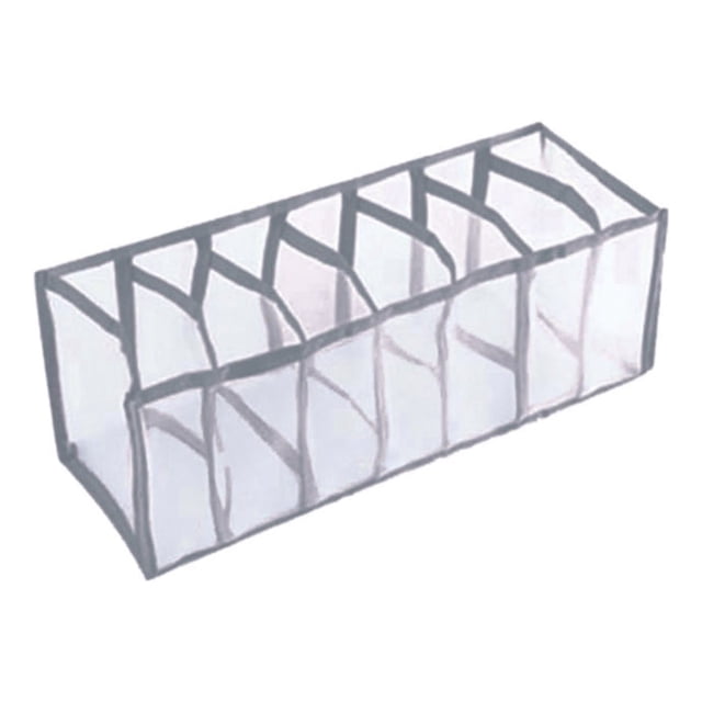 Under 10 Home Textile Storage Household Foldable Mesh Underwear Storage Box Socks Bra and Panties