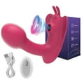 thumbnail image 6 of TLUDA Wearable G Spot Vibrator Sex Toys for Women, Wearable Sucking Vibrator Toys with Remote Control for Women, Red, 6 of 6