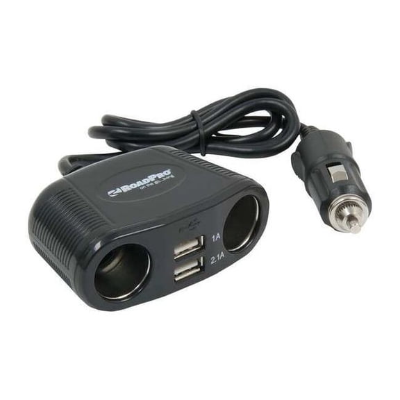 Roadpro 4-Way Socket Splitter Cigarette Lighter