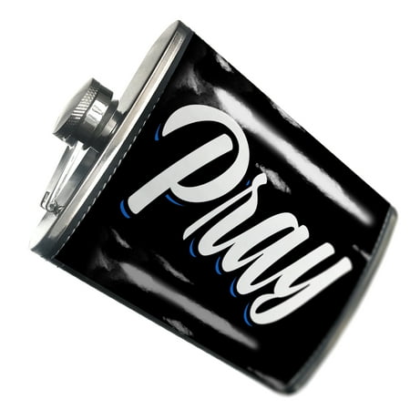 

NEONBLOND Flask Classic design Pray Hustle Repeat