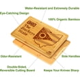 thumbnail image 5 of Bamboo State Cutting Board for Kitchen – Ohio Cheese Board, Charcuterie Platter & Serving Tray, (15" x 10"), 5 of 7