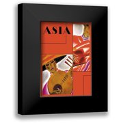 McIntosh, Frank 11x14 Black Modern Framed Museum Art Print Titled - Japanese InstMapsent Player with Title, 1931