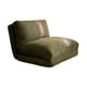 thumbnail image 3 of Sofá cama plegable, sofá cama perezoso, silla para dormir individual creativa, colchón de suelo para adultos, habitación de invitados, dormitorio, viaje, Camping Verde y marrón, 3 of 9
