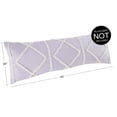 thumbnail image 2 of Sweet Jojo Designs Boho Fringe Purple Ivory Body Pillow Cover Case 54x20 (Pillow Not Included), 2 of 5