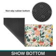 thumbnail image 6 of Pioneer Flower Floral Print Pattern Kitchen Rugs Sets Of 2,Anti Fatigue Kitchen Mat Rugs Non Slip Washable,Decorative Kitchen Floor Mats for Kitchen,Sink,Laundry,17"x30"+17"x47", 6 of 7