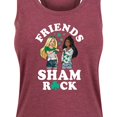 thumbnail image 3 of Barbie - St. Patrick's Day Friends Sham Rock - Women's Racerback Tank Top, 3 of 5