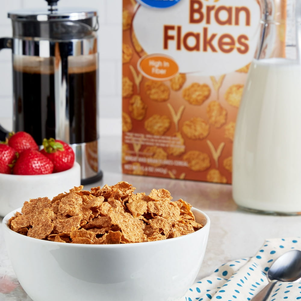 Great Value Bran Flakes Cereal, 15.6 oz, 2 Pack