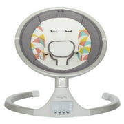 Dream On Me Zazu Cradling Swing in Grey and Pink