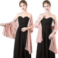 thumbnail image 5 of Pink ,Scarf Women,Shawl , Chiffon Scarf , Women Scarf,Thin Wrap Scarf,175*70cm,Shawls for Evening Dresses,Chiffon Stole,For Bride Wedding Scarf,Soft &, 5 of 5