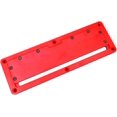 thumbnail image 1 of Placa de cubierta abatible para sierra circular eléctrica, placa de inserción de aleación de aluminio para herramienta de placa de garganta de repuesto para sierra de mesa (roja), 1 of 4