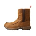 thumbnail image 2 of Men's Twisted X MHKB003 8" Moc Toe Pull On Hiker Boot Distressed Saddle Full Grain Leather 11 M, 2 of 6