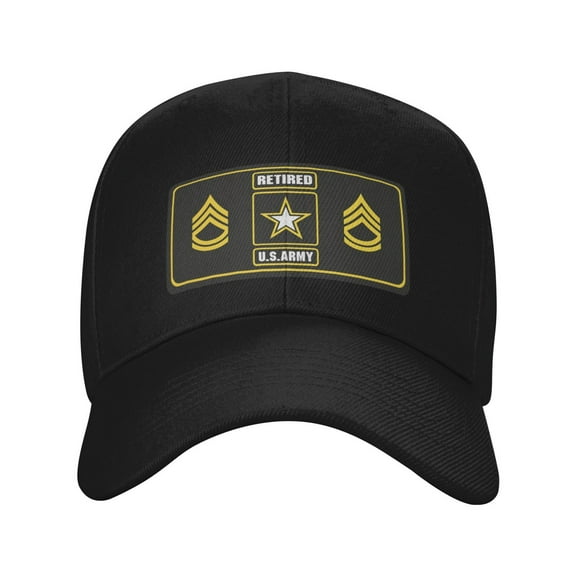 U.S. Army Sergeant First Class Sandwich Cap Unisex Adjustable Adult Baseball Caps Casquette Hats Flat Cap