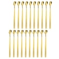 thumbnail image 4 of ULTNICE 20pcs Stainless Steel Spoons Golden for Daily Use in Coffee Shop and Bar, 4 of 8