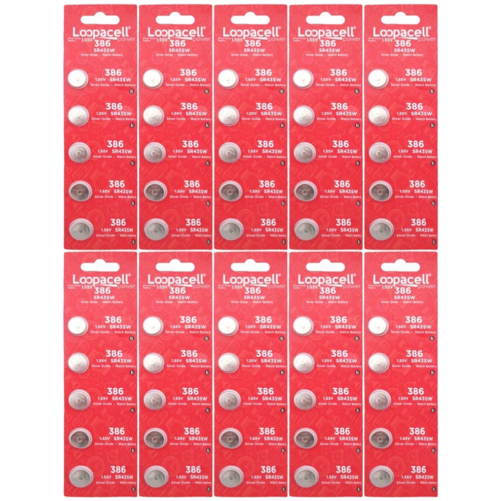 LOOPACELL 50 D389/390PK Watch Battery | 1.5V Silver Oxide | 10 Pack