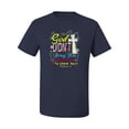 thumbnail image 2 of God Didn't Bring You This Far To Leave You Religious Inspirational/Christian Men's Graphic T-Shirt, Navy, Medium, 2 of 3