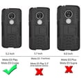 thumbnail image 3 of Estuche para juegos Moto E5, estuche delgado tipo billetera a prueba de golpes de doble capa MFZFUKR CZDZ-ZH50-4, 3 of 5