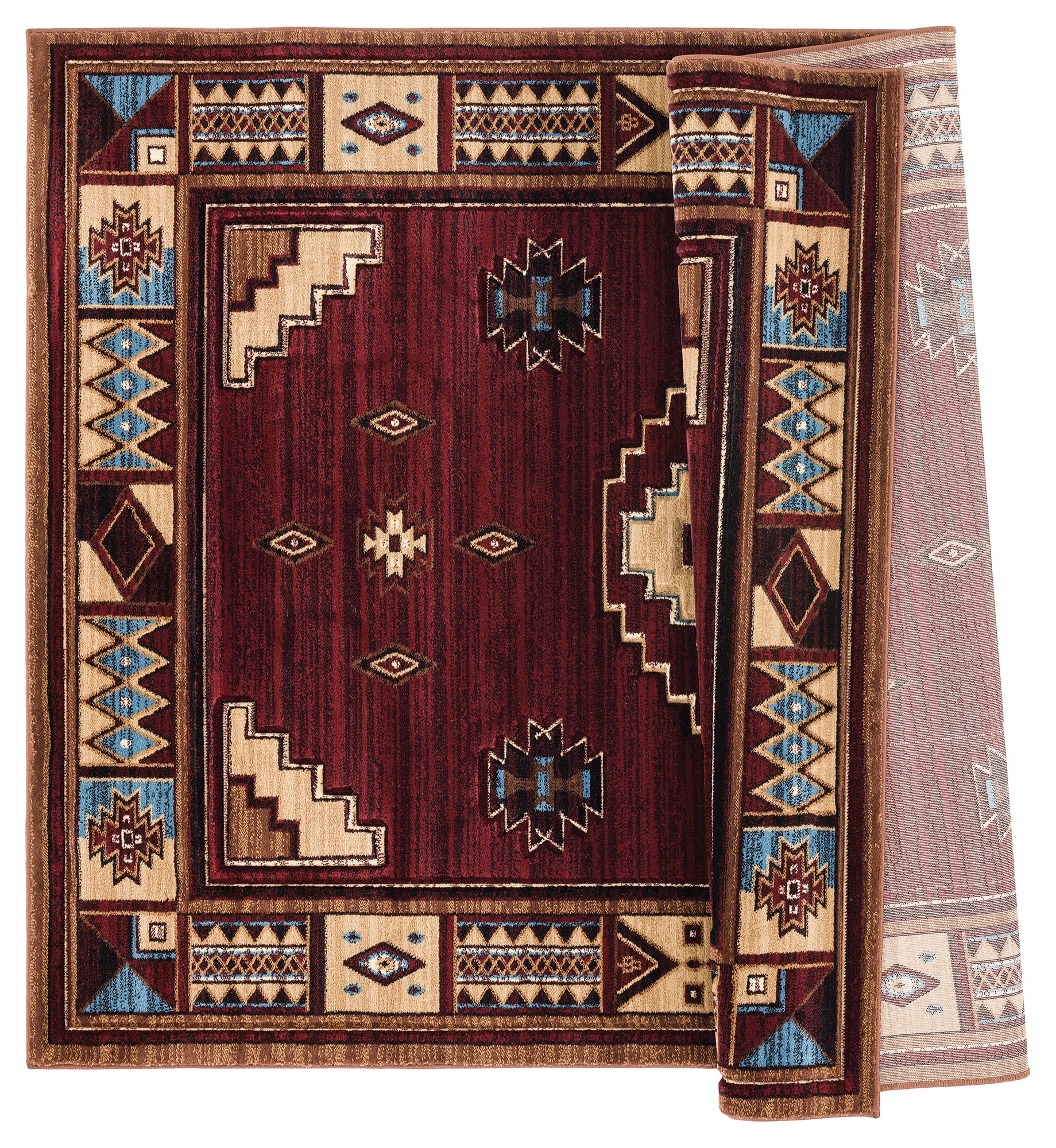United Weavers of America Lodge Southwestern, Bordered Hand-Made Area Rug, 2.58' x 4.17'