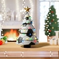 thumbnail image 5 of Antqov Football Christmas Tree, 6" Christmas Tree with LED light for Table Decorations, Xmas Football Tree Figurines for Christmas Home Holiday Party Gift Decorations, 5 of 6