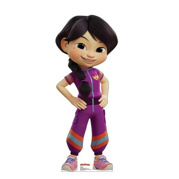 45 x 17 in. Violet Firebuds Life-Size Cardboard Cutout