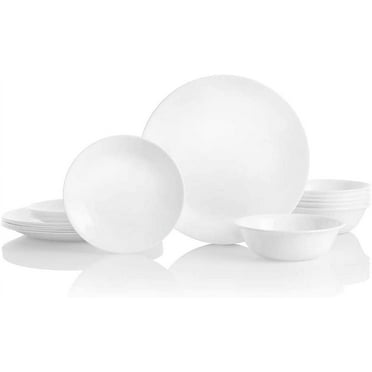 Corelle Winter Frost White 18-Piece Glass Dinnerware Set (Service for 6)