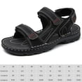 thumbnail image 2 of Sandalias cómodas para caminar Sandalias de verano con soporte para el arco Punta abierta Antideslizante para hombres, 2 of 9