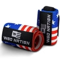 thumbnail image 7 of Professional Wrist Wraps & Straps for Gym & Weightlifting (12 inch) - Weight Lifting Wrist Wraps & Gym Wrist Straps Support for Optimal Powerlifting Performance For Women & Men - Flag, 7 of 7
