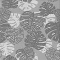 thumbnail image 1 of Ahgly Company Indoor Square Patterned Silver Gray Area Rugs, 6' Square, 1 of 6