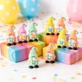 thumbnail image 6 of Easter Themed 5 Pack Mini Gnome Collectible Figurines, Pastel Rainbow Finished decorative Pieces for Home, Works As Easter decorations for The Home, Spring Party Supplies and, 6 of 6