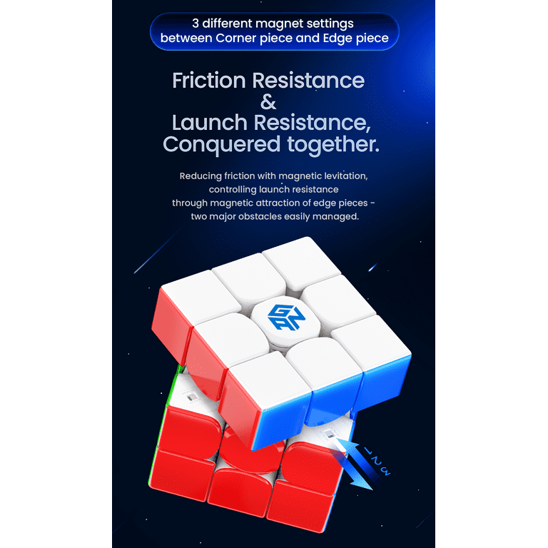 GAN 14 UV Maglev Magic Cube 3x3x3 | Stickerless, Auto