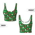 thumbnail image 5 of Lsque Cute Santa And Ho Ho Ho Printed Women'S Sports Bra, Compression, Moisture Wicking, High-Impact Sports Bra For Women,Supportive sports bra-X-Large, 5 of 9