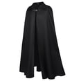 thumbnail image 2 of Medieval Collared Cloak For Women, Halloween Gothic Long Length Cape, Ladies Vintage Performance Party Poncho M-XL, 2 of 6