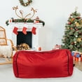 thumbnail image 2 of Northlight 57" Red Artificial Christmas Tree Rolling Storage Bag For Trees Up to 9ft, 2 of 6