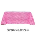 thumbnail image 4 of 3D Rose Tablecloth, Round Satin Tablecloth, Wedding Table Cover, 47 Inch Party Tablecloth, Rose Petal Tablecloth, Valentines Day Decor, Banquet Tablecloth, Decorative Table Linen, Formal Event, 4 of 6