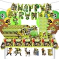 thumbnail image 3 of Pancarta desechable para fiesta de cumpleaños de Shrek, monstruo de la película, bandera colgante para pastel de Halloween, globos de Shrek, decoración de cumpleaños, 3 of 3