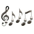 thumbnail image 2 of 4pcs/lot Metal Modern Iron Style Musical Symbol Wall Music Note Candle Holders Decor for Home Office Classroom Music Note Candle Holder Music Note Decoration Gifts, 2 of 6