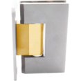037 Series Chrome with Brass Accents Wall Mount Full Back Plate