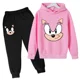 thumbnail image 3 of Conjuntos de ropa para bebés y niñas de Sonic, sudaderas con capucha y pantalones de Sonic, conjunto de 2 piezas, traje de cumpleaños de 4 a 14 años, chándales para niños, 3 of 5